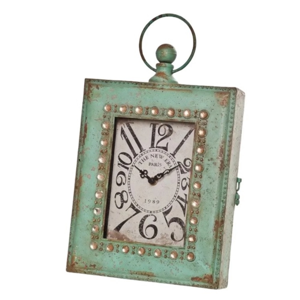 Rustic Sage Clock - Picture 2 of 7